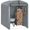 SOBUY Abri de jardin cabane de jardin exterieur abri vélo 120x176x163 cm