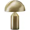 OLUCE lampe de table ATOLLO PETITE (Extérieur or, intérieur blanc - Mé...