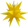 Étoile LED STERNTALER, jaune, 18 branches, Ø 12 cm, pile