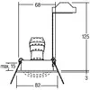 BRUMBERG spot encastrable Tirrel-R, douille GU10, chrome