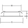 BRUMBERG LED encastré downlight BB17, on/off, nickel mat