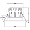 BRUMBERG BB20 IP65 encastré RC driver ang. nickel