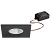 BRUMBERG Spot encastré LED BB21, noir 85 x 85 mm on/off IP65