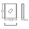 Brumberg Leuchten - brumberg 53040000 support 1 pièce.
