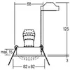 BRUMBERG spot encastrable Tirrel-S, douille GU10, blanc structuré