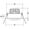 BRUMBERG Spot encastré LED Tirrel-R, RC, driver rond, chrome