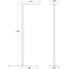 BRUMBERG Adrea lampadaire LED microprismatique