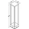 BRUMBERG Borne lumineuse LED Abee, graphite, IP54, hauteur 65 cm