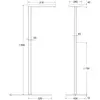 BRUMBERG Mikol lampadaire LED avec part indirecte