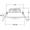 BRUMBERG Spot LED BB36 on/off Boîte de raccordement noir structuré