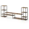 Vicco meuble tv Fyrk, Chêne rustique, 226 x 93 cm