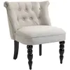 HOMCOM Fauteuil Vintage Chaise de Repos Fauteuil Rembourré Chaise de S...