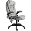 Vinsetto Fauteuil de Bureau Fauteuil de Direction avec Fonction de Massage Fauteuil de Direction avec Fonctions de Massage Fauteuil Réglable en Hauteur Chaise Pivotante E...