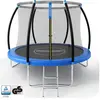 Monzana Trampoline Ø244 cm Set complet avec filet de sécurité intérieu...