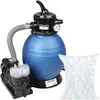 monzana Pompe filtre à sable 9.600 l/h système filtration eau piscine ...