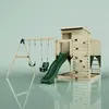 Polarplay - Tour de jeux Björn Vert 415 x 396 cm Balançoire bébé