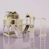 Aire de jeux PolarPlay Luna, Vieux rose