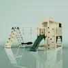 Aire de jeux PolarPlay Finn, Bateau-120 cm / Vert émeraude
