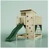 Cabane enfant sur pilotis PolarPlay Aurores boréales, Vert émeraude