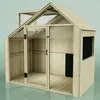 Cabane enfant PolarPlay Étoile filante, Vert émeraude