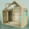Cabane enfant PolarPlay Étoile filante, Vert menthe