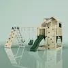 Aire de jeux PolarPlay Oscar, Bébé / Vert émeraude