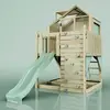 Cabane enfant sur pilotis PolarPlay Météorite, Vert menthe
