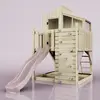 Cabane enfant sur pilotis PolarPlay Comète, Vieux rose