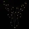 deuba Décoration lumineuse led fenêtre figurine de Noël éclairage blanc-chaud choix Cerf