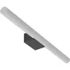 Top Light Applique pour miroir LED barre lumineuse, noir mat