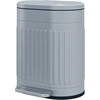 HOMCOM Poubelle 20 L à pédale avec couvercle, seau intérieur amovible,...