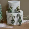Lot de 4 décorations à suspendre Papeta