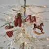 Lot de 4 décorations à suspendre Maisonpetite