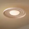 Plafonnier LED Lindby Waves, beige, Ø 43 cm, métal
