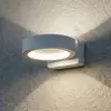 Applique d'extérieur LED Lindby Selviro, blanche, Ø 20 cm, IP65