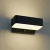 Applique d'extérieur LED Lindby Fando, anthracite, avec capteur, IP44