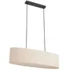 Lindby suspension Soula, 78 cm, beige, plastique, E27