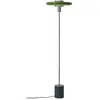 Lampe sur pied Lindby Branford, 130 cm, vert, métal/marbre
