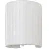 Lindby Applique murale Virelle, blanc, textile, E27