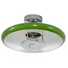 Lindby Plafonnier Branford, Ø 35 cm, vert, métal