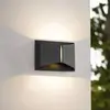 Applique d'extérieur LED Lindby Anlira, noir, Up & down, IP65