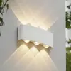 Applique d'extérieur LED Lindby Ithan, à 3 lampes, blanc, 17 cm