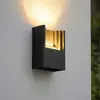 Applique d'extérieur LED Lindby Aurali, à 1 lampe, noir, IP65