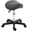 HOMCOM Tabouret roulant, assise en forme de selle, réglable en hauteur...