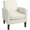 HOMCOM Fauteuil individuel, fauteuil relax, fauteuil rembourré avec pi...