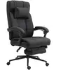 Vinsetto Fauteuil de bureau avec repose-pieds, chaise de bureau, chais...