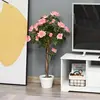 Outsunny Arbre artificiel, Plante artificielle dans un pot en ciment, ...