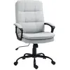 HOMCOM Chaise de bureau, Chaise de bureau, Fonction bascule, réglable ...