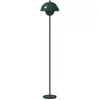 HOMCOM Lampe sur Pied, Abat-jour rond, Interrupteur au pied, Câble lon...
