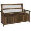 Outsunny Banc de Jardin en Bois pour Deux Personnes, Banc de Jardin Ré...